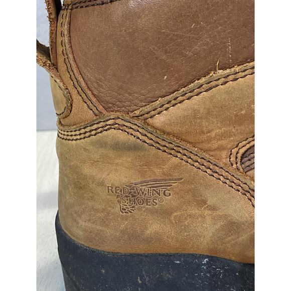 Red Wing 1242 8-Inch Safety Toe Thinsulate Dry W Work Boots Size 9 EE Brown main image 4